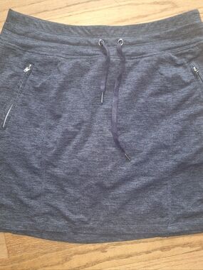 Tangerine Athletic Skort Medium Skirt Gray‎ Charcoal Summer Shorts